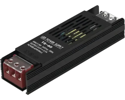 Sursă de alimentare LED TS-60, 60 Watt, 24 Volt, pentru iluminat LED cu borne cu șurub