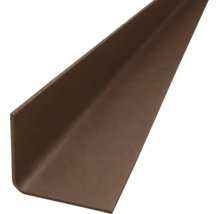Profil cornier din plastic de culoare maro