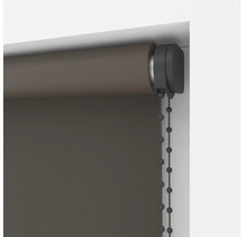 Jaluzea rulou cu lanț cu bile și suport pentru montare în nișa ferestrei.