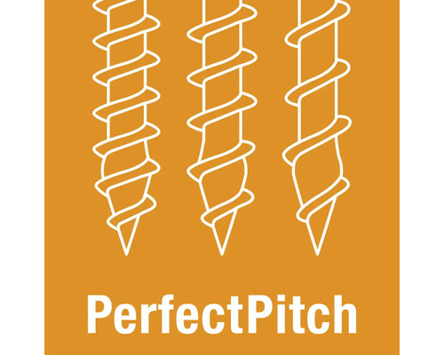 Simbol PerfectPitch pentru pasul optim al filetului.
