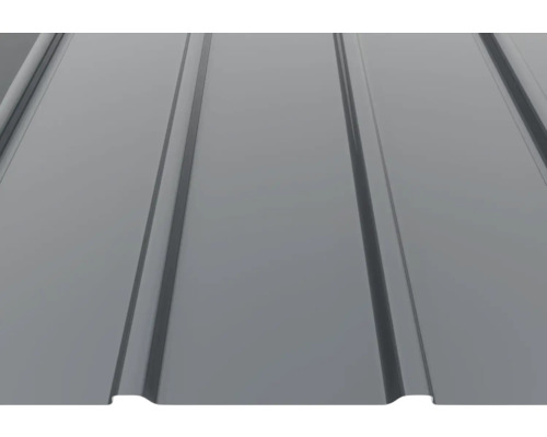 Tablă trapezoidală din metal pentru acoperiș și perete în culoarea antracit