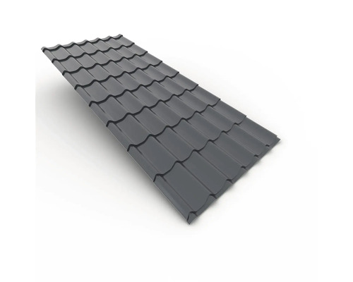 Țiglă metalică cu aspect de țiglă pentru acoperiș