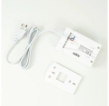 Senzor de gaz PNI Safe House 400 cu cablu de alimentare, ștecher și placă de montare.