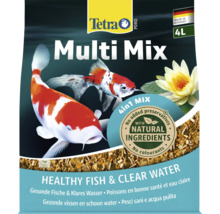 Tetra Logo, hrană Tetra Pond Multi Mix 4 în 1, 4 litri, fabricat în Germania, ingrediente naturale, pentru pești sănătoși.