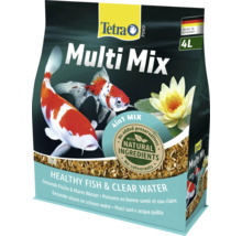 Hrană 4 în 1 pentru pești de iaz Tetra Pond Multi Mix, sac de 4 litri cu ingrediente naturale pentru pești sănătoși și apă curată.