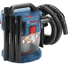 Aspirator umed și uscat cu acumulator Bosch Professional GAS 18 Volt-10 litri, clasa de praf L, cu rezervor transparent și furtun. Logo Bosch.