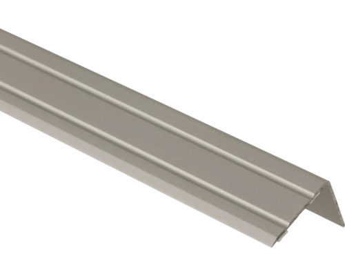 Profil pentru marginea treptei în formă de L din aluminiu cu suprafață striată