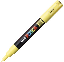Marker Uni Posca galben cu vârf rotund