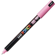 Marker acrilic uni POSCA PC-1M roz cu vârf rotund extra fin