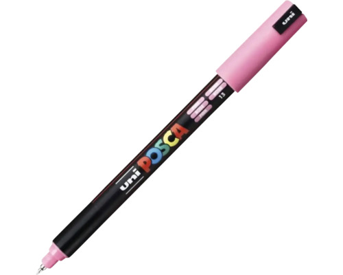 Marker acrilic uni POSCA PC-1M roz cu vârf rotund extra fin