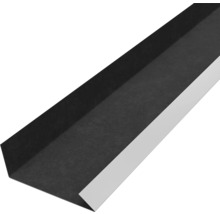 Profil de bordură din metal în culoarea antracit pentru acoperiș.