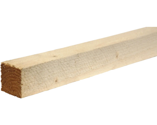 Grindă din lemn natural tăiată brut.