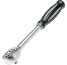 Clichet cu mâner ergonomic din plastic și cap reversibil din metal.