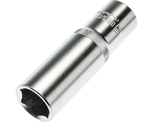 Capăt de cheie tubulară lungă WGB, hexagonal, metal, argintiu