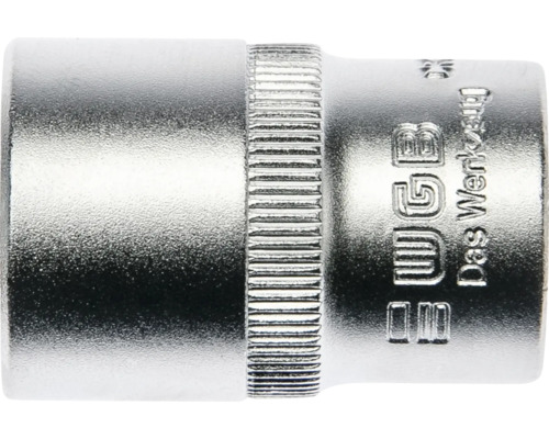 Capăt de cheie tubulară WGB din metal cu moletare.