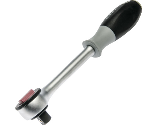 Clichet reversibil cu mâner ergonomic bi-material și pătrat de antrenare.