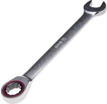 Cheie combinată cu clichet din metal de la WGB cu capăt deschis și capăt inelar cu clichet.