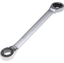 Cheie inelară dublă cu clichet WGB din metal cu două capete cu clichet.