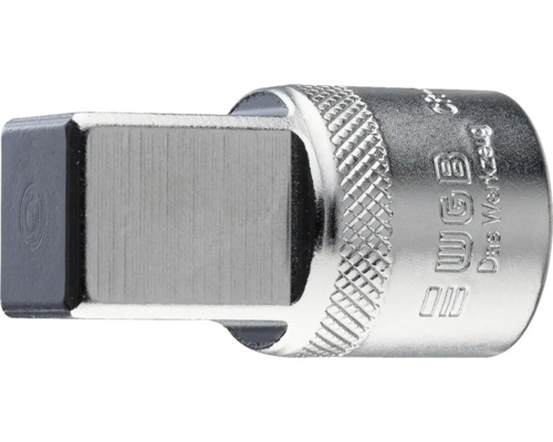 Adaptor pentru chei tubulare WGB din oțel crom-vanadiu cu zimțuire și antrenare pătrată.