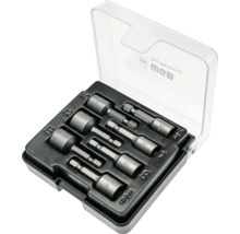 Set de 7 chei tubulare WGB din metal în cutie de plastic cu tijă hexagonală.