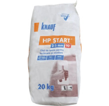 Knauf HP Start glet de ipsos pentru încărcare și nivelare, strat 2 până la 5 milimetri, sac de 20 kilograme.