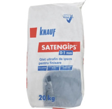 Glet de ipsos Knauf Satengips pentru finisare, granulație 0 la 1 milimetru, sac de 20 kilograme