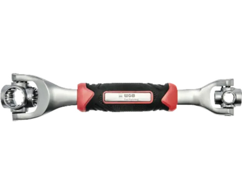 Cheie tubulară multiplă cu capete rotative și mâner ergonomic de la WGB.