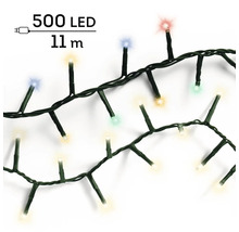 Instalație cu 500 de LED-uri colorate și o lungime de 11 metri.