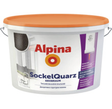 Alpina SockelQuarz Geobraun, 25 kilograme, tencuială decorativă structurată pentru soclu.