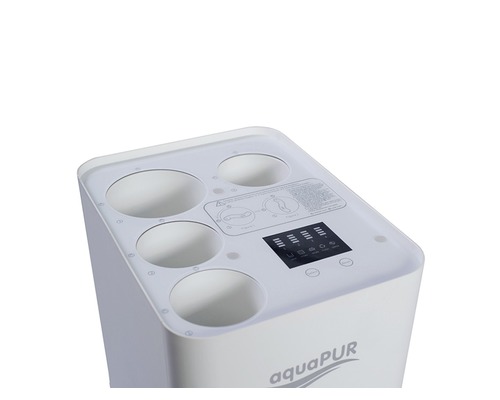Espressor de apă minerală aquaPur cu patru adâncituri în partea superioară