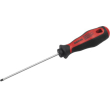 Șurubelniță plată Pattfield cu mâner ergonomic.