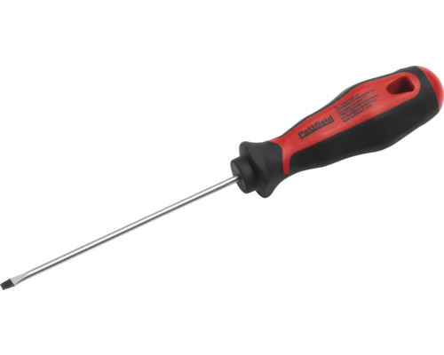 Șurubelniță plată Pattfield cu mâner ergonomic.