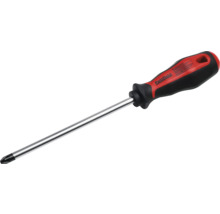 Șurubelniță în cruce Pattfield cu mâner ergonomic și tijă metalică.