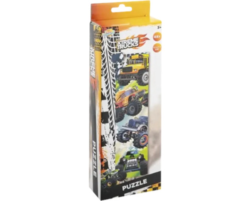 Puzzle Xtreme Trucks format lung, 48 piese | HORNBACH