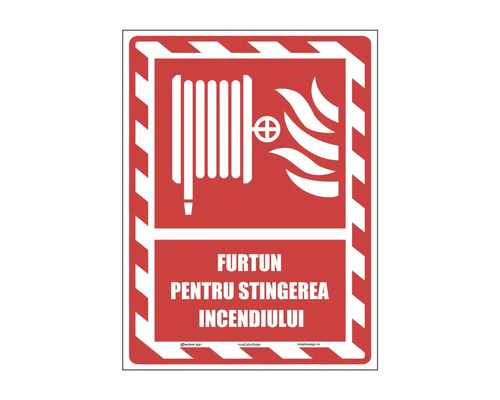 Indicator de securitate pentru furtun pentru stingerea incendiului.