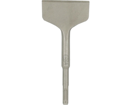 Daltă lată din metal cu prindere SDS plus pentru lucrări de demolare.