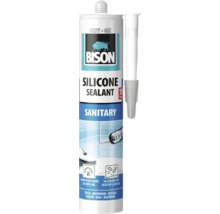 Silicon sanitar Bison pentru baie și bucătărie, rezistent la mucegai, rezistent la apă după 2 ore. Bison Logo.