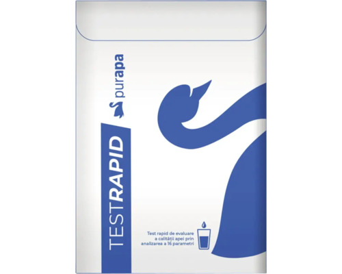 purapa TESTRAPID test rapid de evaluare a calitatii apei prin analizarea a 16 parametri.