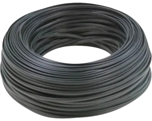 Rolă de cablu negru pentru instalații electrice.