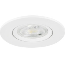 Spot încastrat rotund pentru tavan cu sursă de lumină integrată.