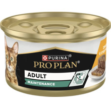 Purina Pro Plan Adult Maintenance hrană umedă pentru pisici în conservă.