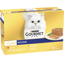 Hrană pentru pisici Purina Gourmet Gold Mousse pachet multiplu 12 de 85 grame