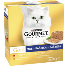 Purina Gourmet Gold hrană pentru pisici mus multipack 8 ori 85 grame diverse sortimente.