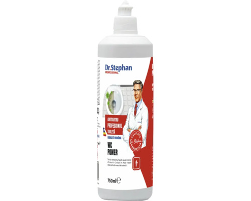 Soluție anticalcar pentru toaletă Dr. Stephan Professional WC Power, 750 mililitri