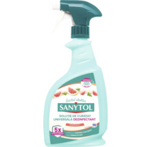 Sanytol soluție de curățat universală și dezinfectant spray grapefruit, contra bacteriilor, ciupercilor și virusurilor, testat dermatologic, fără clor.
