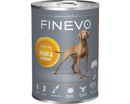 Hrană umedă pentru câini FINEVO Active cu vânat și | HORNBACH