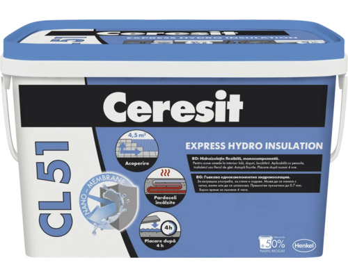 マロチ Hidroizolație flexibilă Ceresit CL51 WP Express pentru | HORNBACH