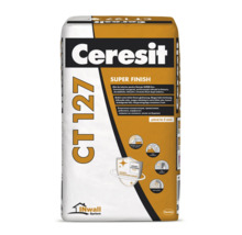 Glet de interior Ceresit CT 127 Super Finish pentru finisaje extra fine de până la 2 milimetri.
