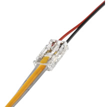 Conector transparent pentru bandă LED cu cabluri de conectare pentru benzi LED monocolore