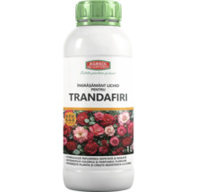 Îngrășământ lichid Agrisol pentru trandafiri, flacon de 1 litru, pentru stimularea creșterii și înfloririi.